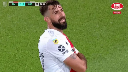 El festejo de Lucas Pratto.