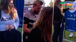 Dalma y Gianinna, presentes en el último homenaje de Gimnasia a Diego