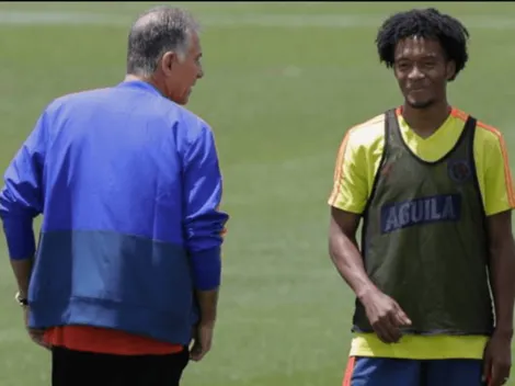 ¡Por fin uno! Cuadrado y su conmovedor mensaje de despedida a Carlos Queiroz