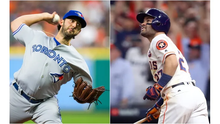 Mike Bolsinger y José Altuve