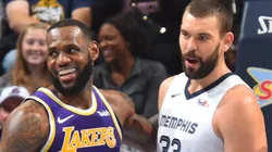 LeBron James y Marc Gasol