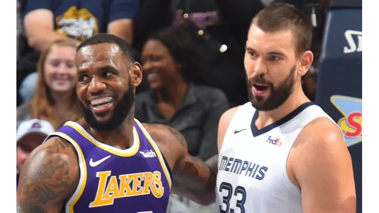 LeBron James y Marc Gasol