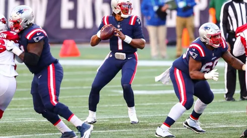 Cam Newton en New England Patriots