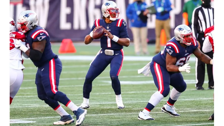 Cam Newton en New England Patriots