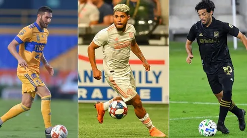 Gignac, Martínez y Vela buscan conseguir el título de la Concachampions 2020.