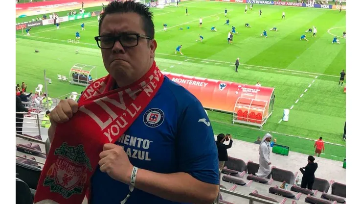 Franco Escamilla festejó la goleada de Cruz Azul ante Pumas en la Semifinal.