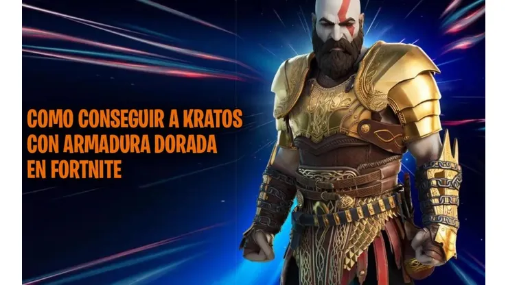 Como conseguir la skin de Kratos con Armadura Dorada en Fortnite