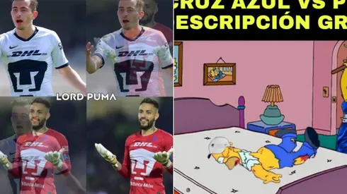 Cruz Azul goleó a Pumas y ni los memes los perdonaron