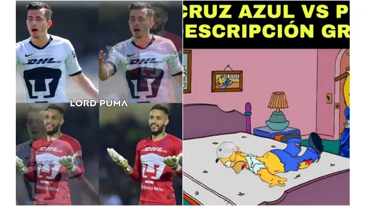 Cruz Azul goleó a Pumas y ni los memes los perdonaron