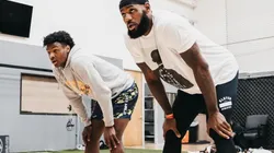 LeBron James y Bronny James