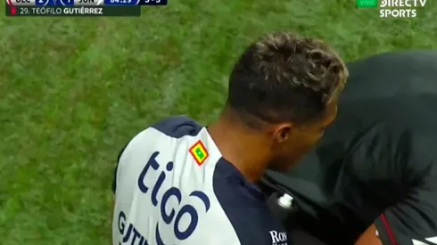 Al minuto 85, vio la roja directa por agredir a un jugador de Unión La Calera.