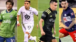Nicolás Lodeiro, Emanuel Reynoso, Lucas Zelarayán y Gustavo Bou