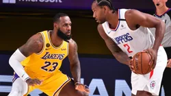 LeBron James y Kawhi Leonard