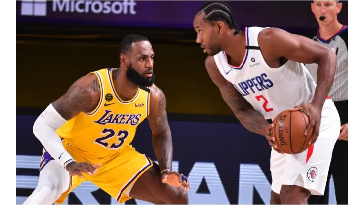 LeBron James y Kawhi Leonard