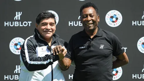 La carta que le escribió Pelé a Maradona a una semana de su muerte