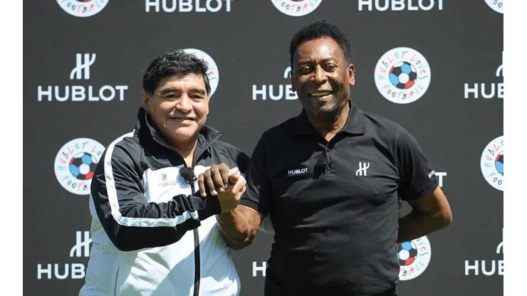 La carta que le escribió Pelé a Maradona a una semana de su muerte
