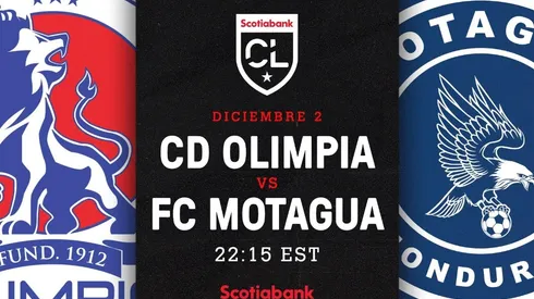Qué canal transmite Olimpia vs. Motagua por la Liga CONCACAF