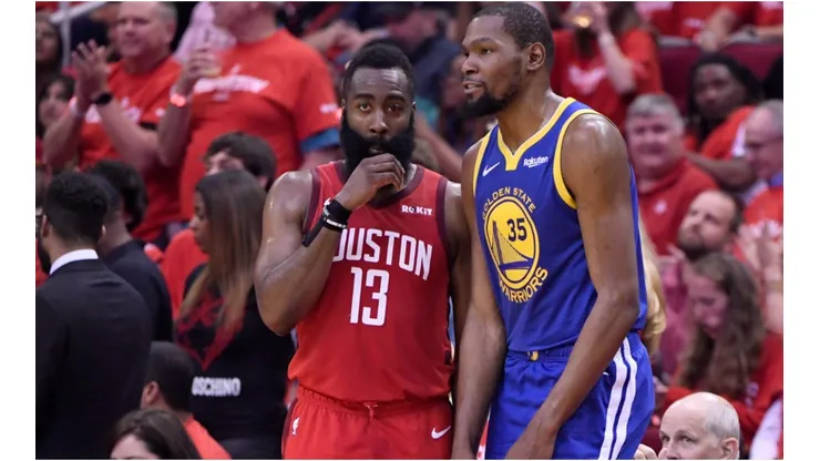 James Harden y Kevin Durant