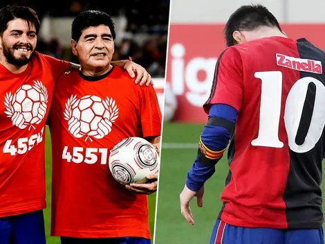 Diego Maradona Jr. habló sobre el homenaje que Messi le hizo a su padre: "Me emocionó mucho"