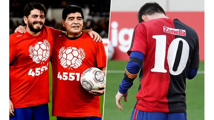 Diego Maradona Jr. habló sobre el homenaje que Messi le hizo a su padre: "Me emocionó mucho"