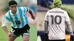 Diego Maradona y Nicolás Lodeiro (Getty Images y @MLS)