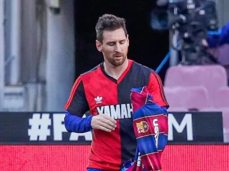 Multaron a Messi y Barcelona por el homenaje de La Pulga a Maradona