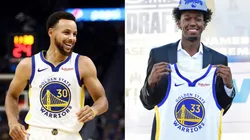 Stephen Curry y James Wiseman
