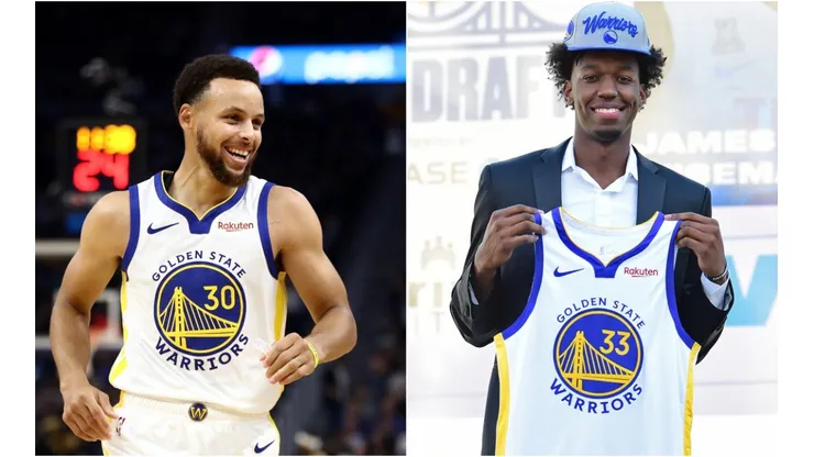 Stephen Curry y James Wiseman