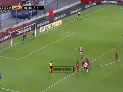 Video: De La Cruz erró el penal pero la metió en el rebote para que festeje River
