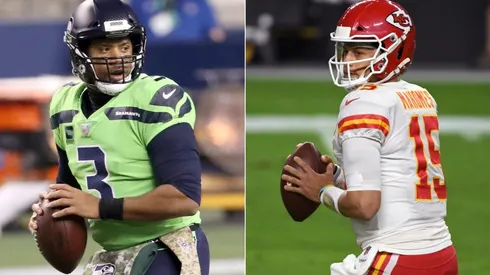 Russell Wilson y Patrick Mahomes