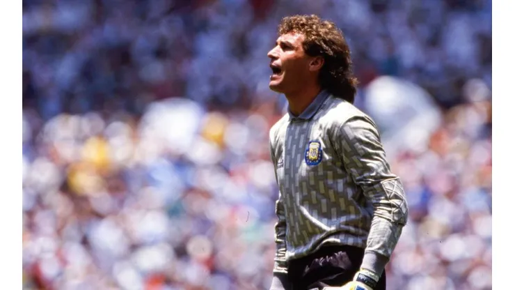 Nery Pumpido en el Mundial de México 1986.