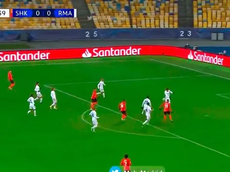 Video: papelón de la defensa del Madrid y gol del Shaktar