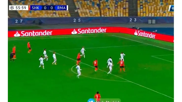 Video: papelón de la defensa del Madrid y gol del Shaktar