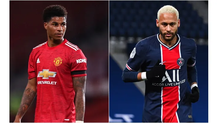 Manchester United vs. PSG juegan por la fecha 5 de la Champions League este miércoles (Getty Images)