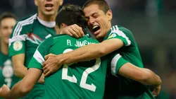 Raúl Jiménez y Javier Hernández