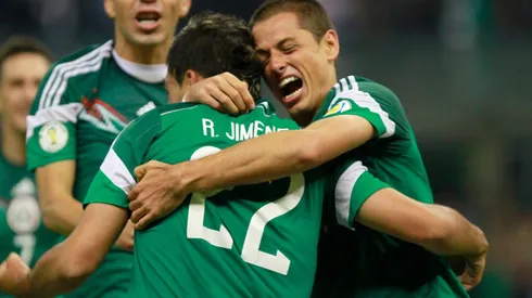 Raúl Jiménez y Javier Hernández