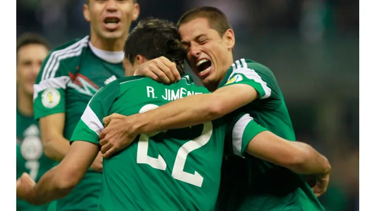 Raúl Jiménez y Javier Hernández