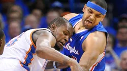 Kevin Durant y Jared Dudley