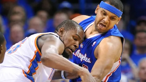 Kevin Durant y Jared Dudley