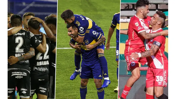 Gimnasia, Boca y Argentinos homenajearon a Diego.