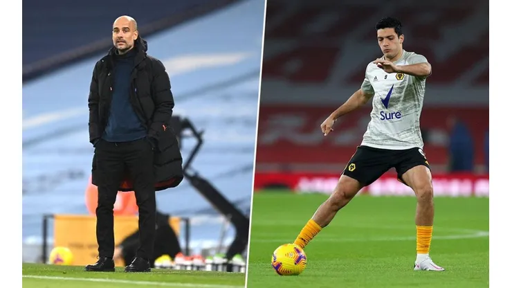 Pep Guardiola le envió un mensaje a Raúl Jiménez.
