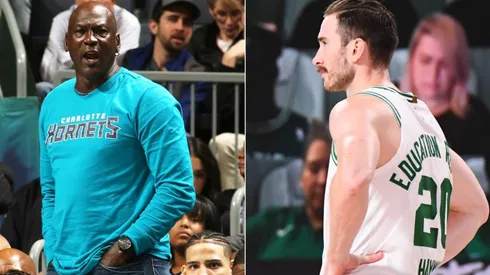 Michael Jordan y Gordon Hayward