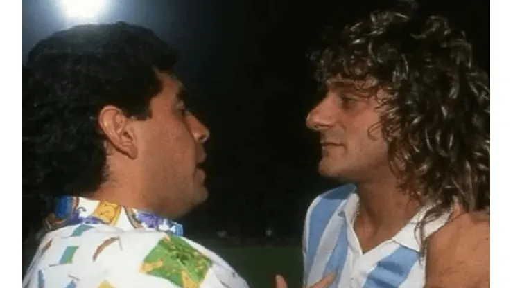 Maradona y García tenían una muy buena relación.