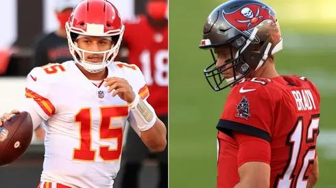 Patrick Mahomes y Tom Brady