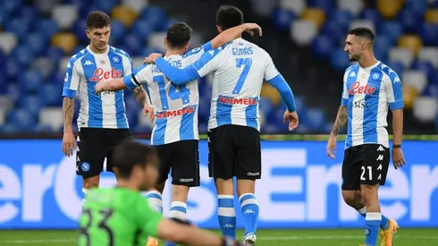 En homenaje a Maradona: Nápoli se lució y le ganó 4 a 0 a la Roma