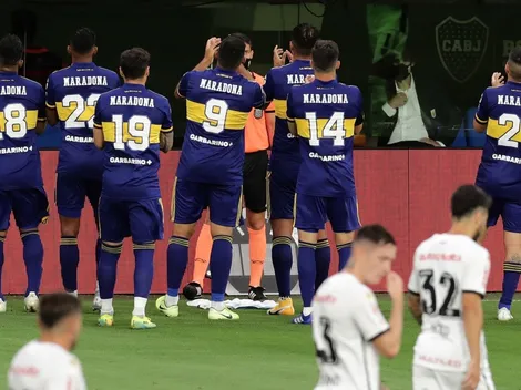 En homenaje a Maradona, Boca le ganó 2 a 0 a Newell's en la Bombonera