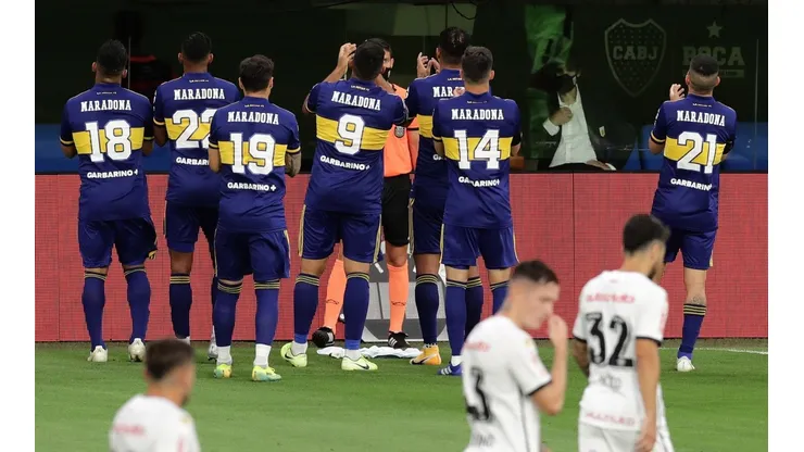 En homenaje a Maradona, Boca le ganó 2 a 0 a Newell's en la Bombonera