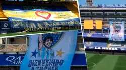 Muy maradoneana: así está La Bombonera a horas del partido contra Newell's