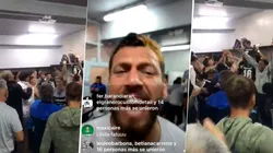 Al ritmo de La Mano de Dios: el festejo de Gimnasia en el vestuario