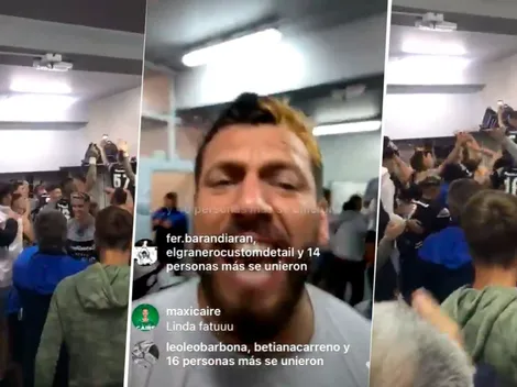 Al ritmo de La Mano de Dios: el festejo de Gimnasia en el vestuario